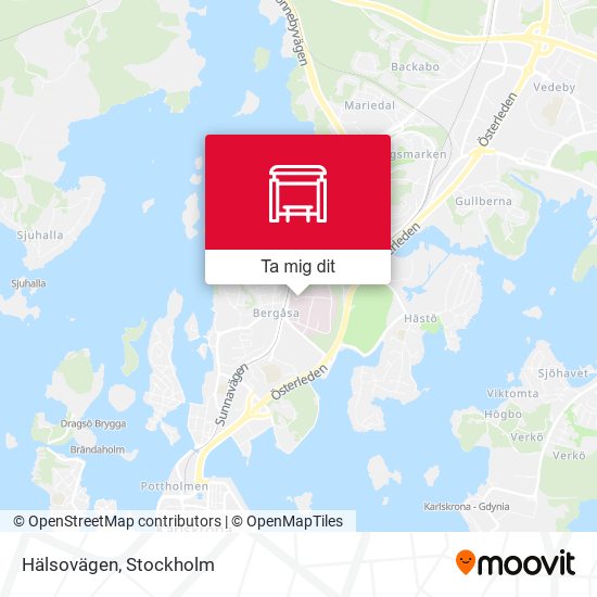 Hälsovägen karta