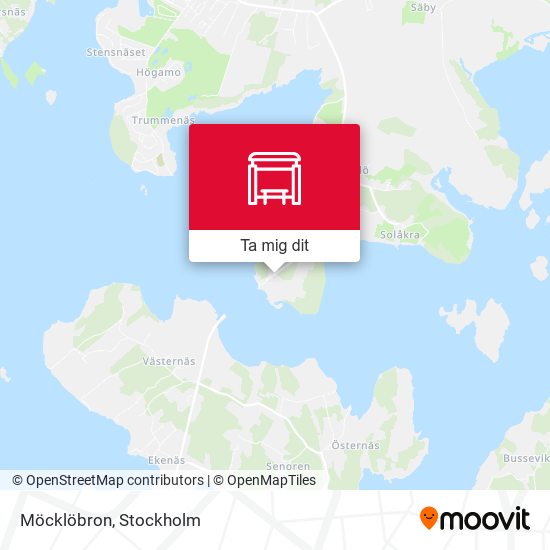 Möcklöbron karta