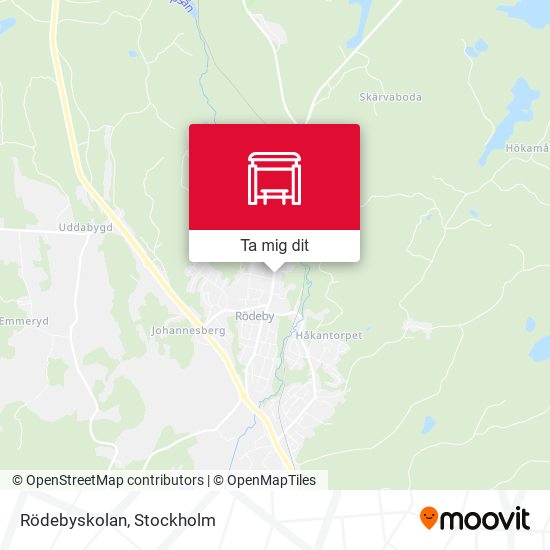 Rödebyskolan karta