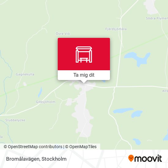 Bromålavägen karta