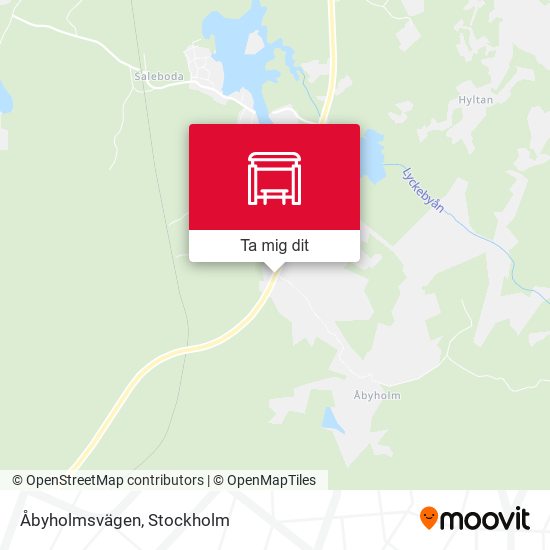 Åbyholmsvägen karta