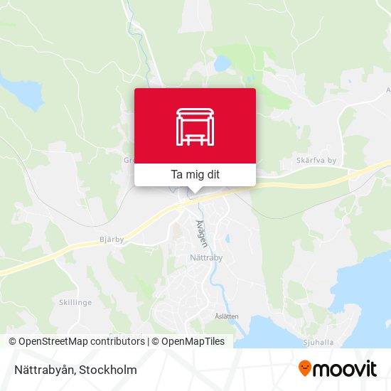 Nättrabyån karta