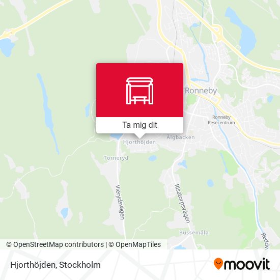 Hjorthöjden karta