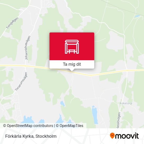 Förkärla Kyrka karta