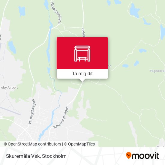 Skuremåla Vsk karta
