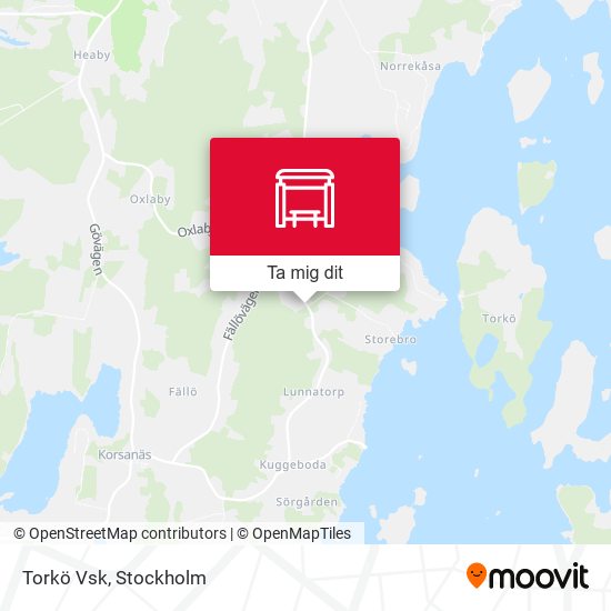 Torkö Vsk karta