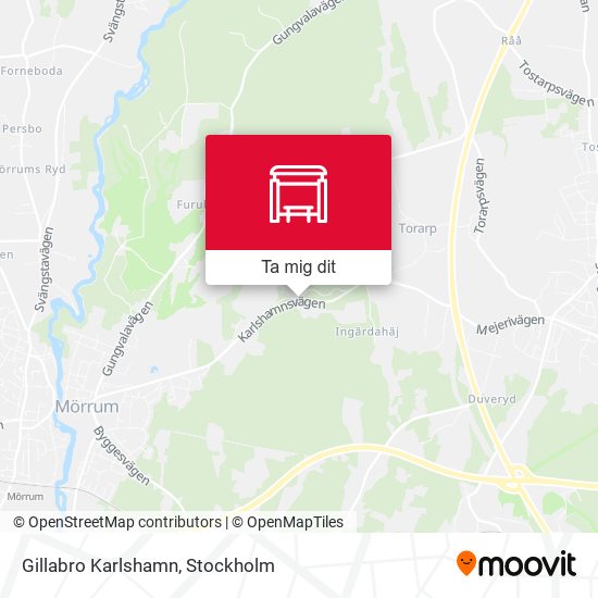 Gillabro Karlshamn karta
