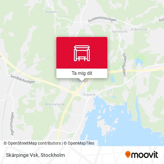Skärpinge Vsk karta