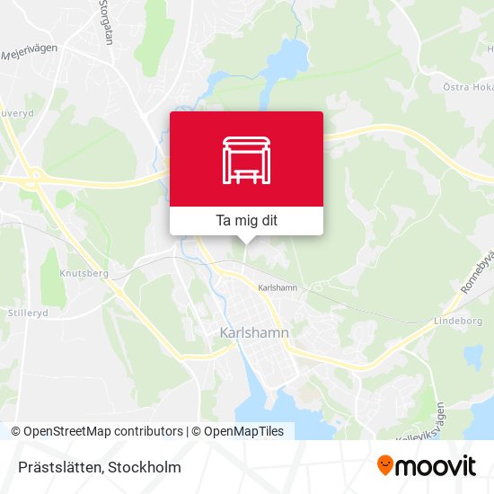 Prästslätten karta