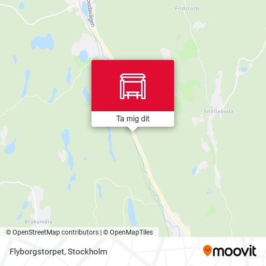 Flyborgstorpet karta