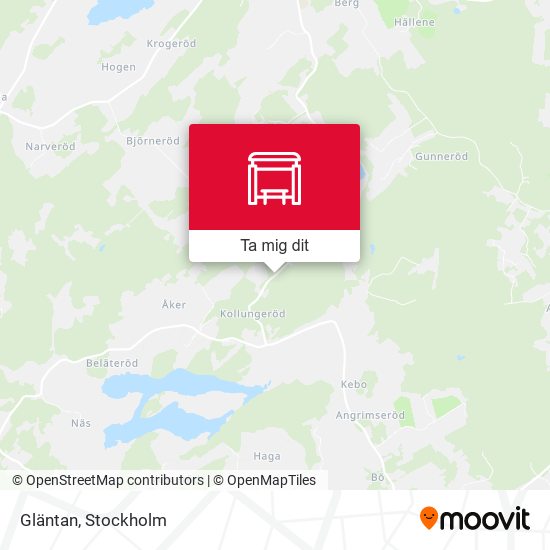 Gläntan karta