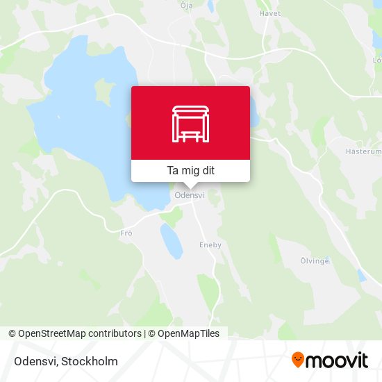 Odensvi karta