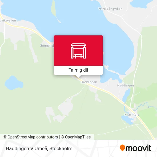 Haddingen V Umeå karta