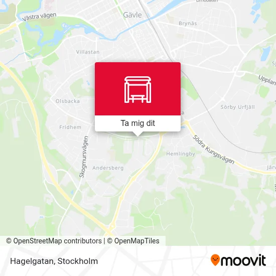 Hagelgatan karta