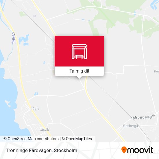 Trönninge Färdvägen karta
