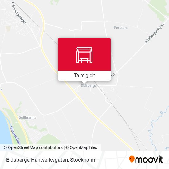 Eldsberga Hantverksgatan karta