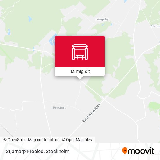 Stjärnarp Froeled karta