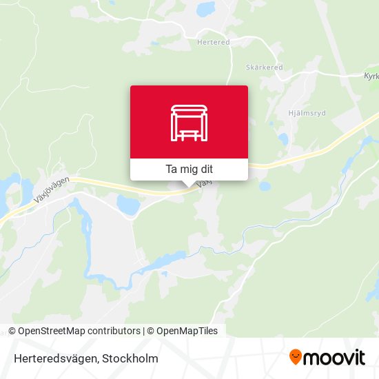 Herteredsvägen karta