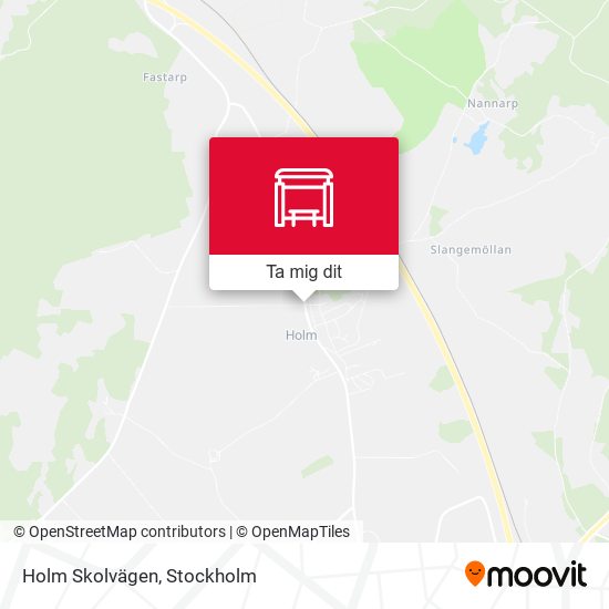 Holm Skolvägen karta