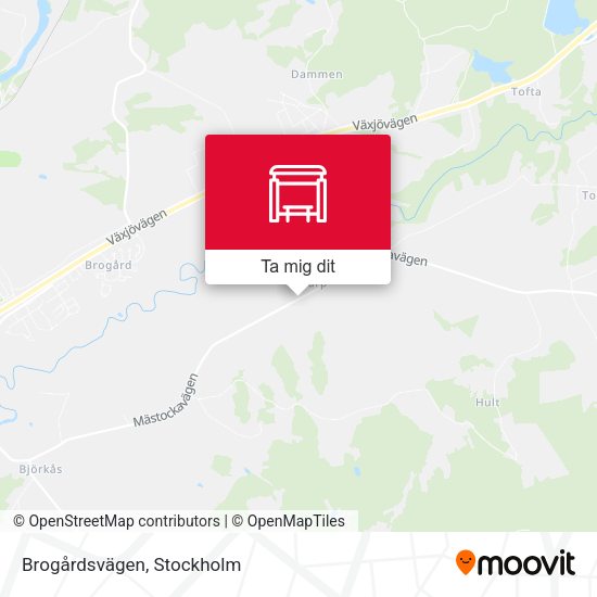 Brogårdsvägen karta