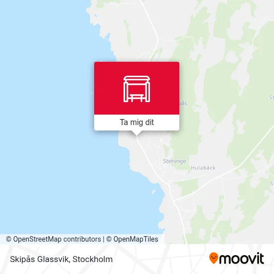 Skipås Glassvik karta