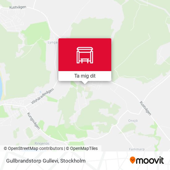 Gullbrandstorp Gullevi karta