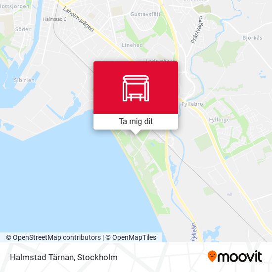 Halmstad Tärnan karta