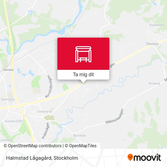 Halmstad Lågagård karta
