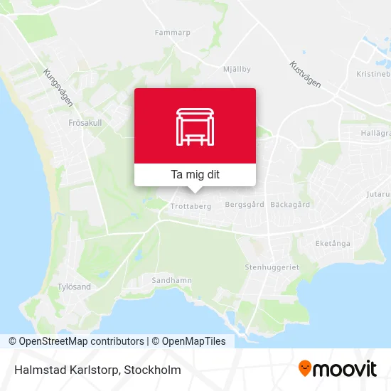 Halmstad Karlstorp karta