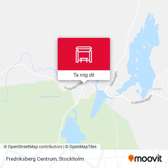 Fredriksberg Centrum karta