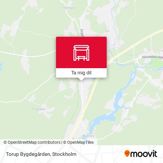 Torup Bygdegården karta