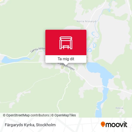 Färgaryds Kyrka karta