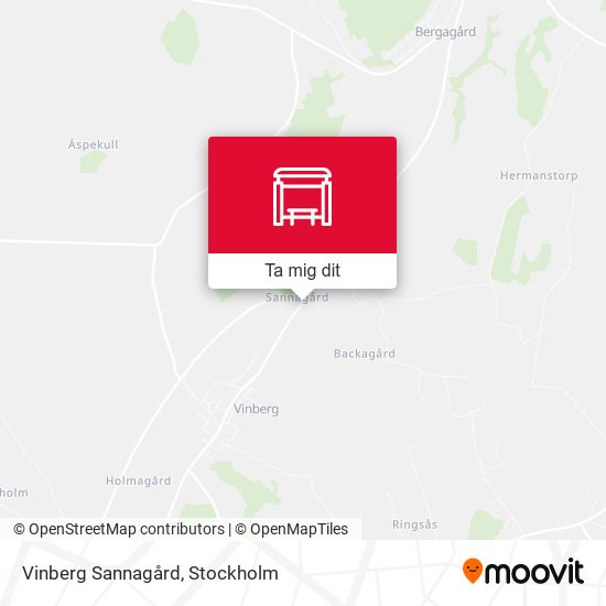 Vinberg Sannagård karta