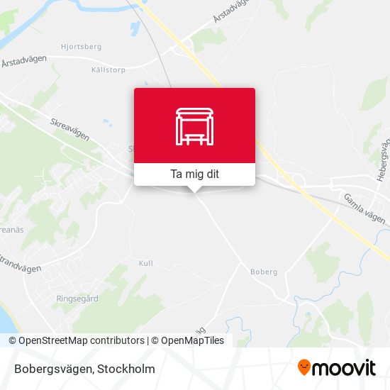 Bobergsvägen karta