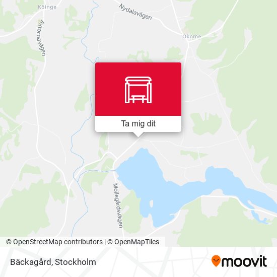 Bäckagård karta