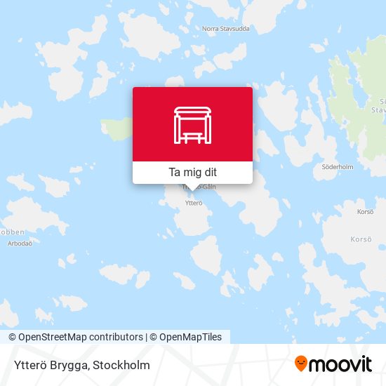 Ytterö Brygga karta