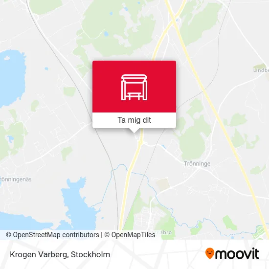 Krogen Varberg karta