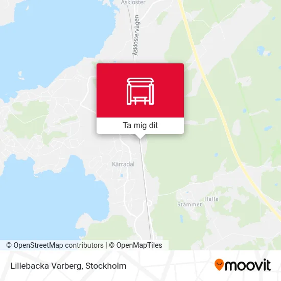 Lillebacka Varberg karta
