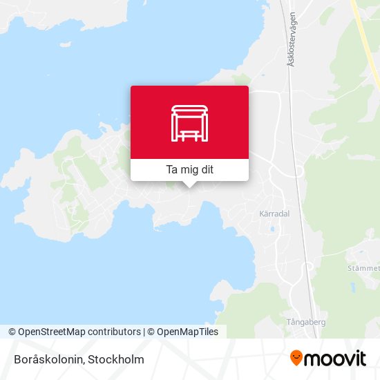 Boråskolonin karta