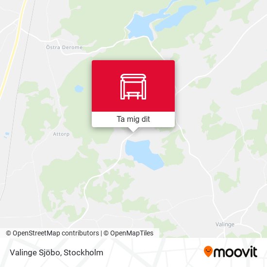 Valinge Sjöbo karta