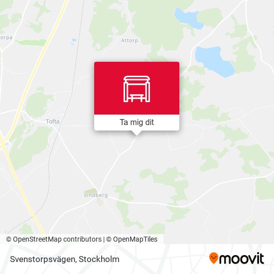 Svenstorpsvägen karta