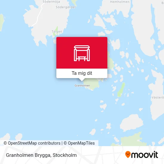 Granholmen Brygga karta