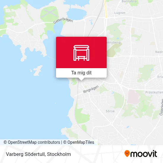 Varberg Södertull karta