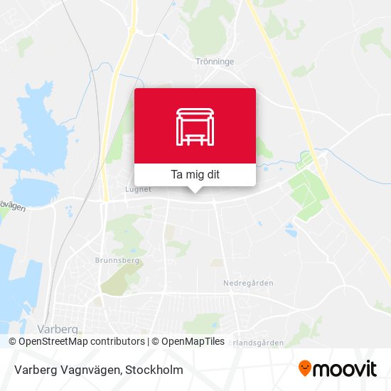 Varberg Vagnvägen karta