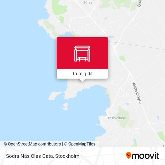 Södra Näs Olas Gata karta