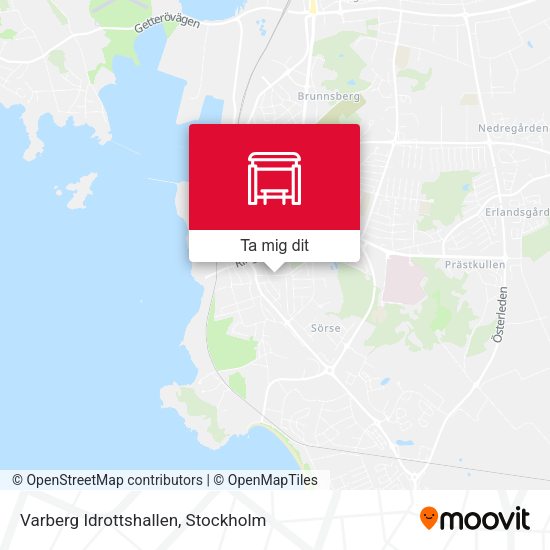 Varberg Idrottshallen karta