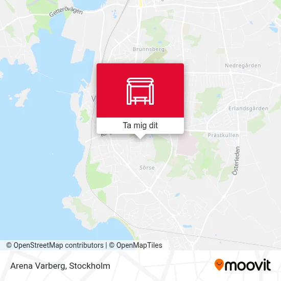Arena Varberg karta