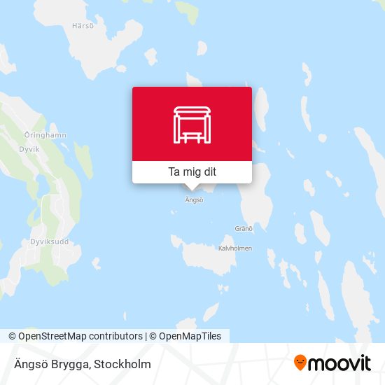 Ängsö Brygga karta