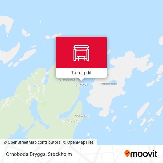 Ornöboda Brygga karta