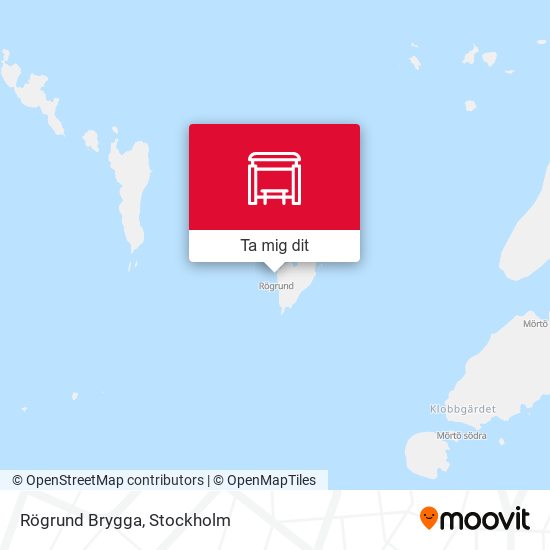 Rögrund Brygga karta